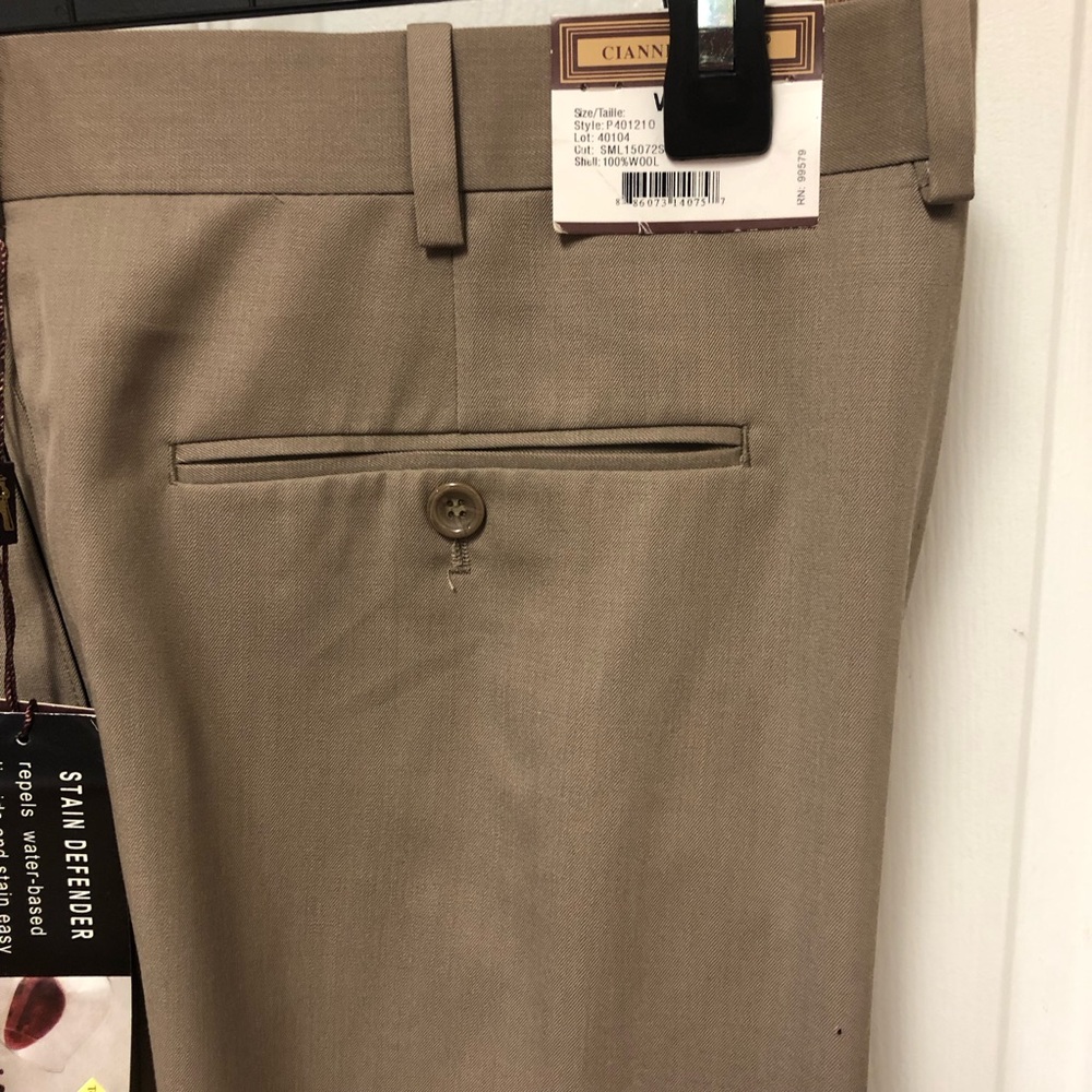 Cianni Cellini Extra Fine Super Gab Super 110’s new wool Dress Pants - Picture 8 of 16